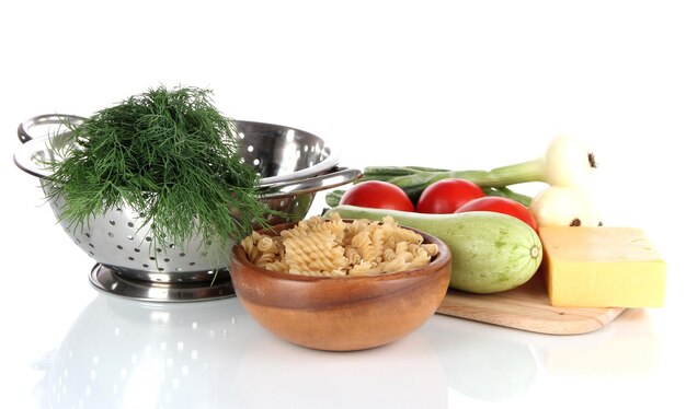 miska świeżych składników